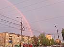Жители Волгограда заметили в небе над городом необычную радугу